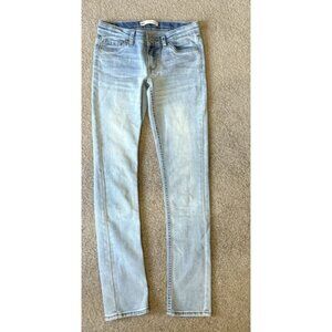 Levi's Girls 711 Skinny Light Wash Jeans, Blue Size 12 Slim, Adjustable Waist